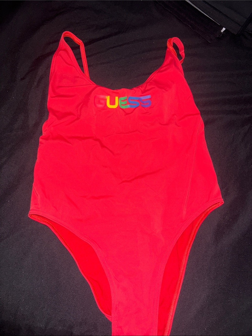 GUESS Women's Red One-Piece Swimsuit